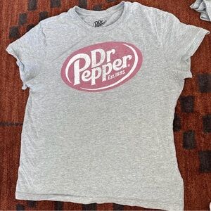 Dr Pepper Gray Short Sleeve Tee